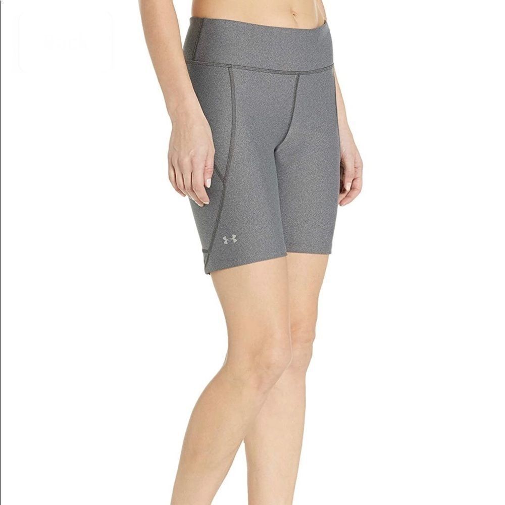 Under Armour Heat Gear Long bike Shorts hi rise dark gray stretch S
